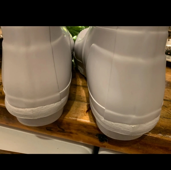 Hunter Matte White Rain Boots - Picture 8 of 8